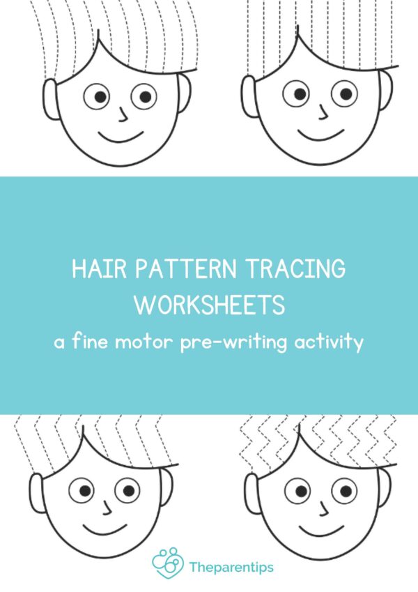 Hair Pattern Tracing Activity