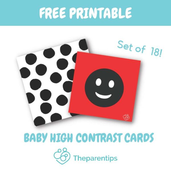 High Contrast Baby Cards (FREE Printable)